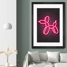 Balloon dog by Octavian Mihai Mielu on GIANT ART - pink 3d art