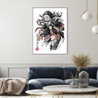 Demon Nezuko sumi-e by Antonio Camarena on GIANT ART - white digital painting