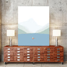 KANO SEJLADS by Swen Swensøn on GIANT ART - blue digital painting