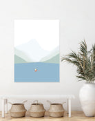 KANO SEJLADS by Swen Swensøn on GIANT ART - blue digital painting