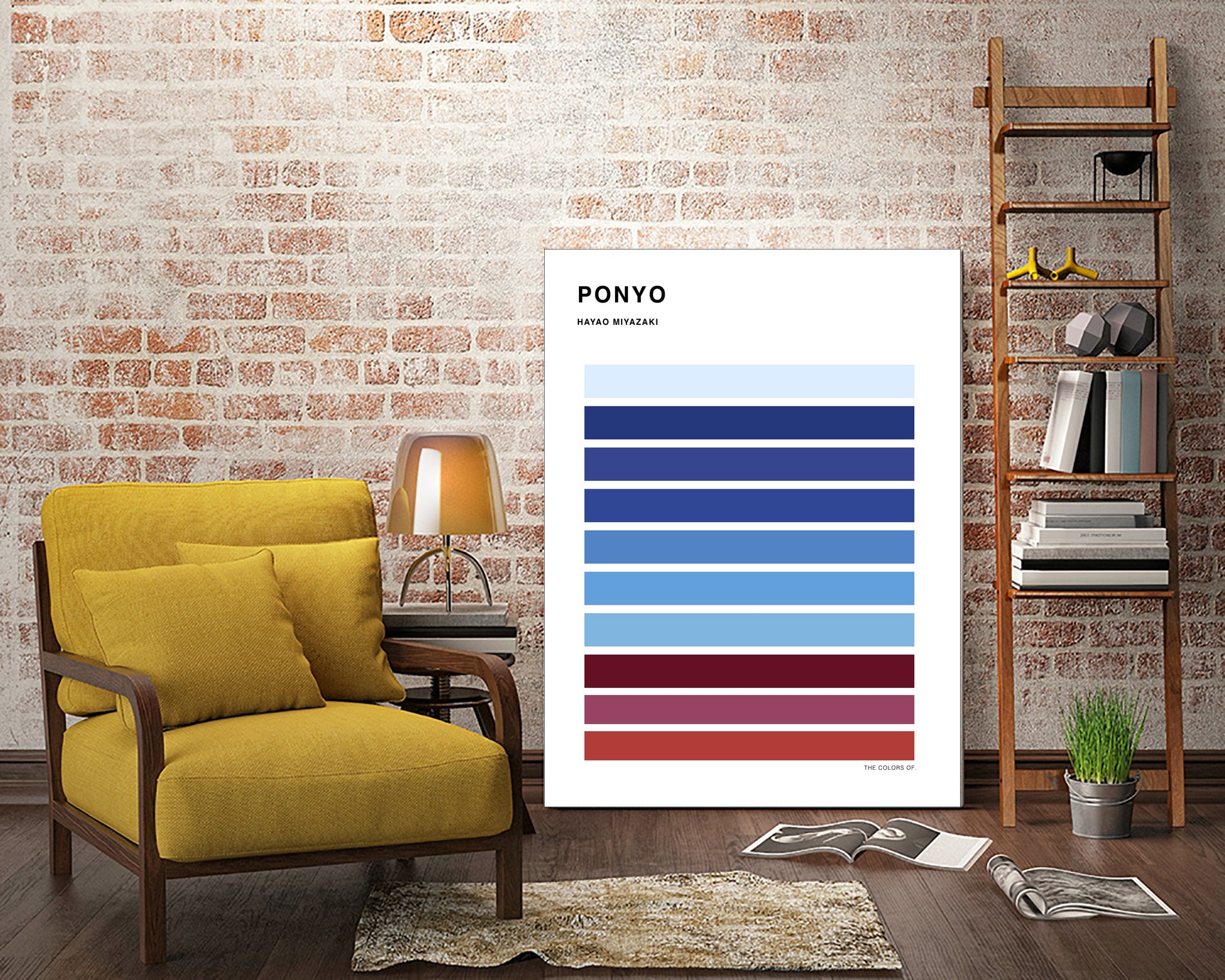 The Colors of Ponyo by Hyo Kim on GIANT ART - blue digital painting