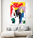 Kurt Cobain in WPAP Art by fajar gunawan on GIANT ART - white digital drawing