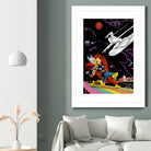 Marvel: Thor vs The Silver Surfer by Dan Avenell on GIANT ART - black digital painting