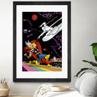 Marvel: Thor vs The Silver Surfer by Dan Avenell on GIANT ART - black digital painting