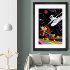 Marvel: Thor vs The Silver Surfer by Dan Avenell on GIANT ART - black digital painting