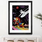 Marvel: Thor vs The Silver Surfer by Dan Avenell on GIANT ART - black digital painting