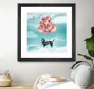 Dachshund Drift by Vin Zzep on GIANT ART - white digital drawing