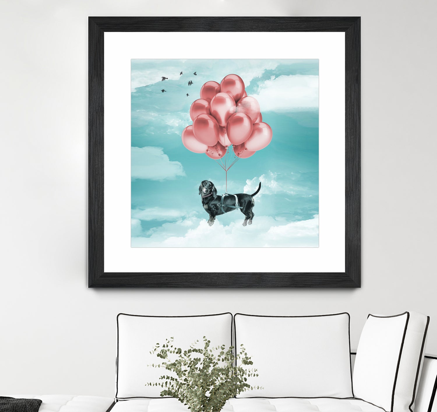 Dachshund Drift by Vin Zzep on GIANT ART - white digital drawing