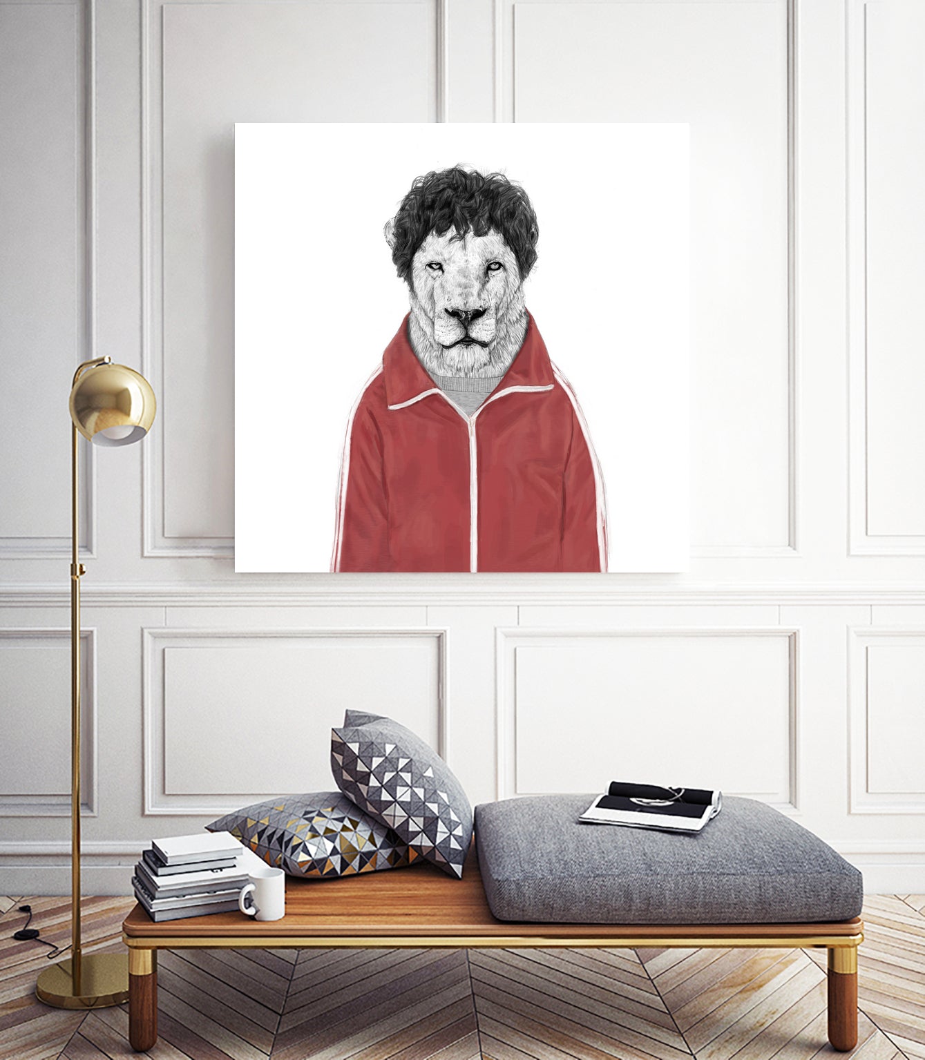 Chas by Solti Balázs on GIANT ART - red digital drawing