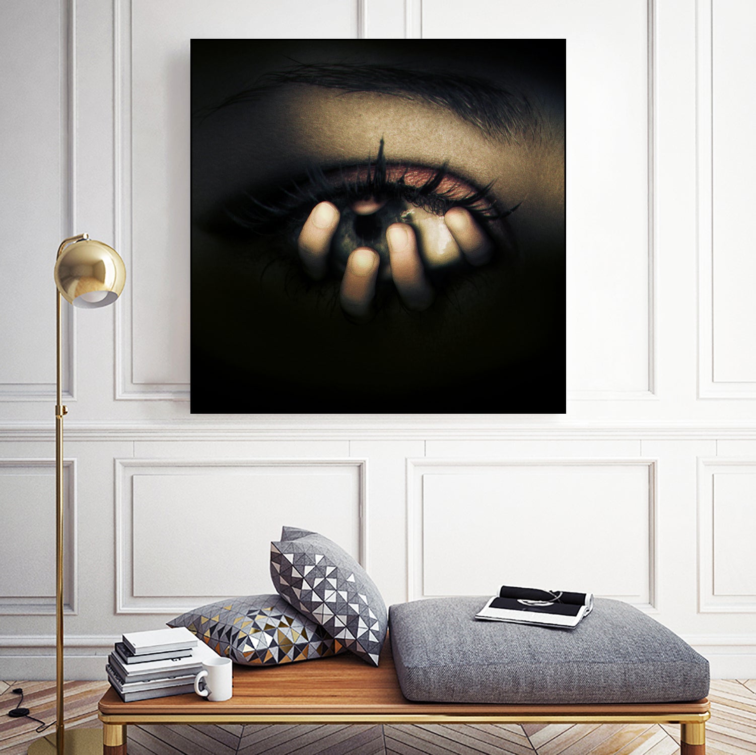 Out of Mein Eye by Richard Davis on GIANT ART - brown photo manipulation