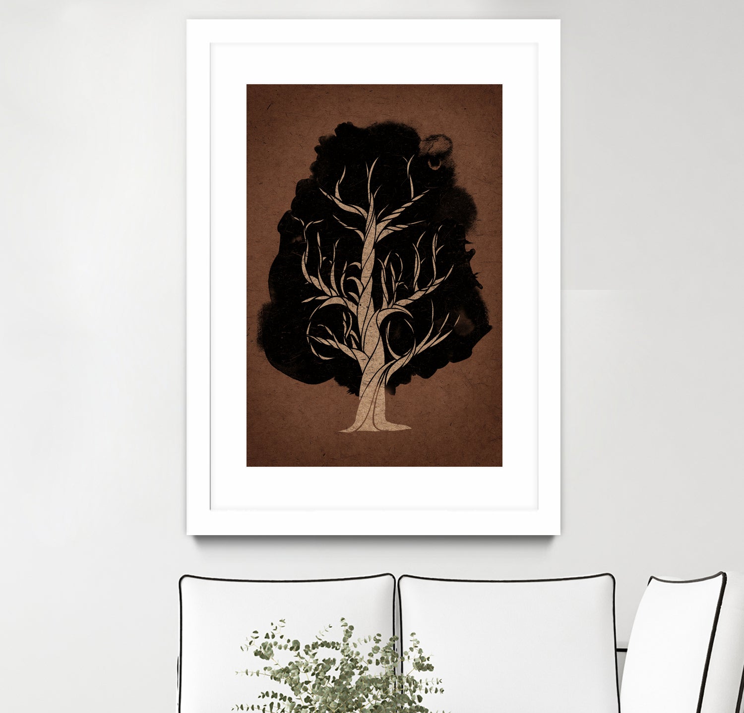 Let the tree grow by Robert Farkas on GIANT ART - black digital painting