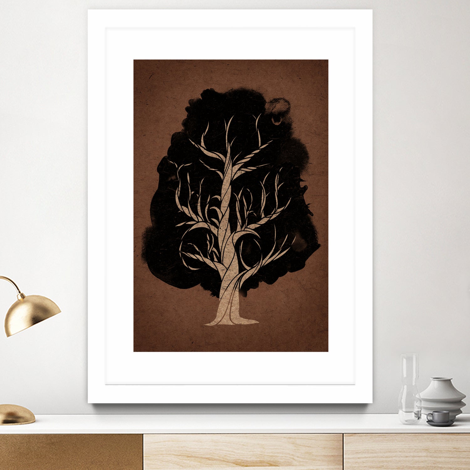 Let the tree grow by Robert Farkas on GIANT ART - black digital painting