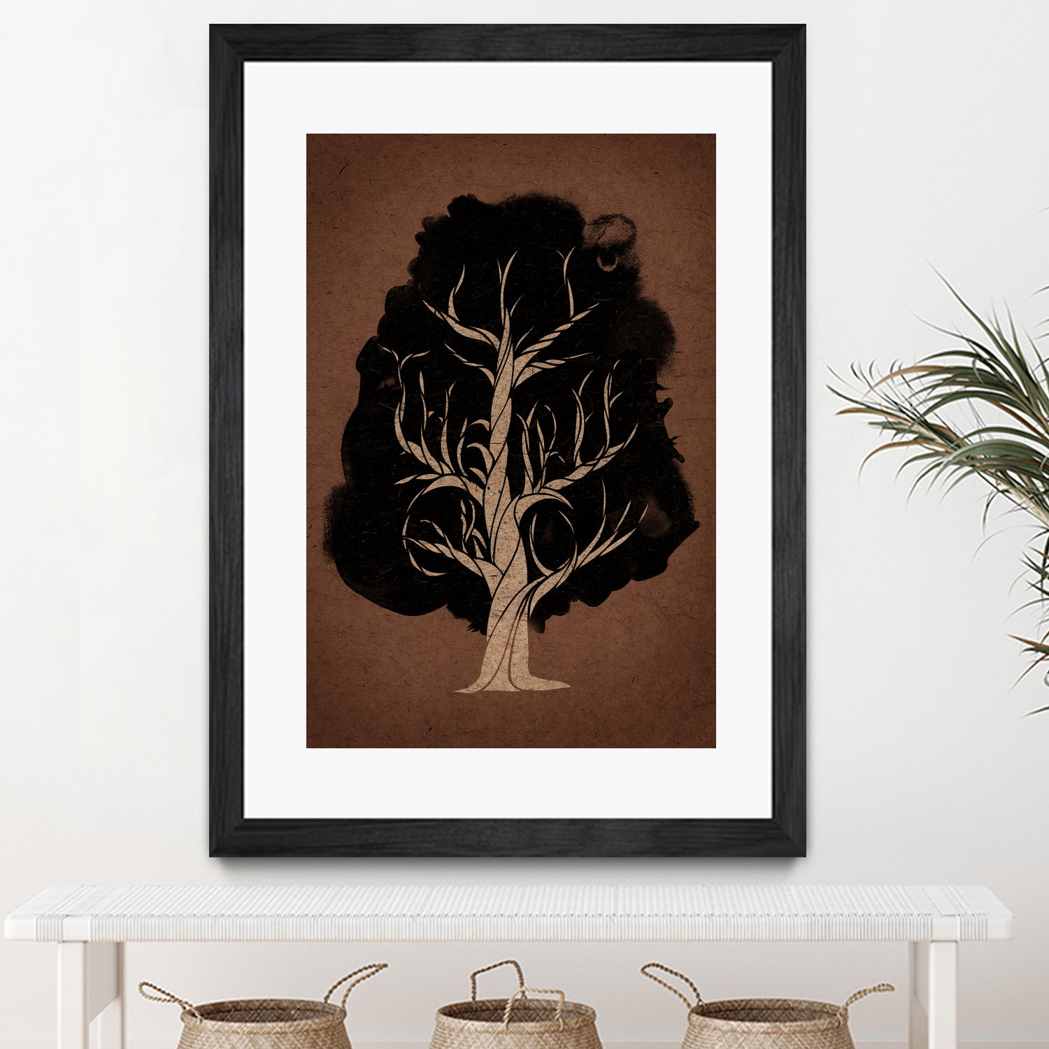 Let the tree grow by Robert Farkas on GIANT ART - black digital painting