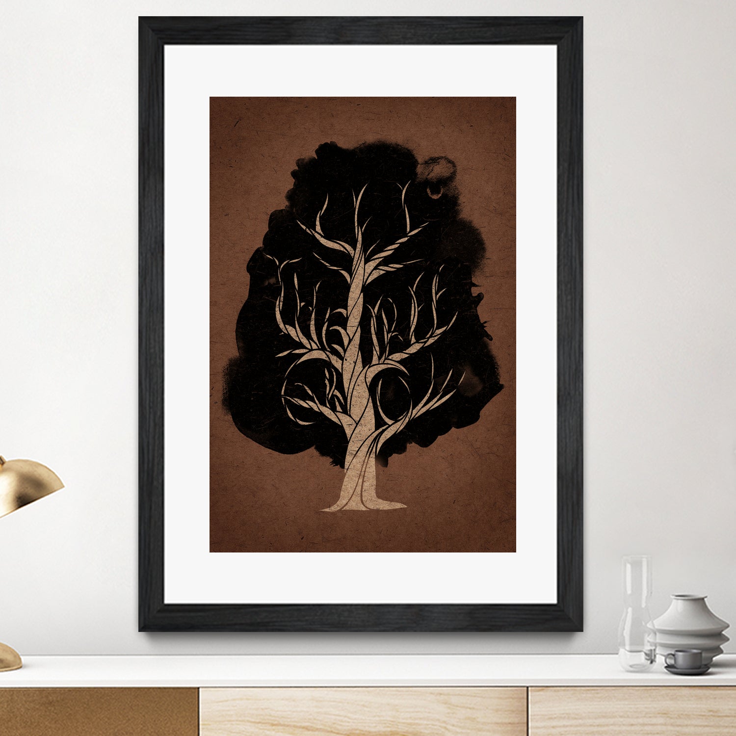 Let the tree grow by Robert Farkas on GIANT ART - black digital painting