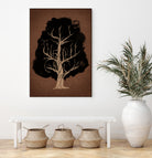 Let the tree grow by Robert Farkas on GIANT ART - black digital painting