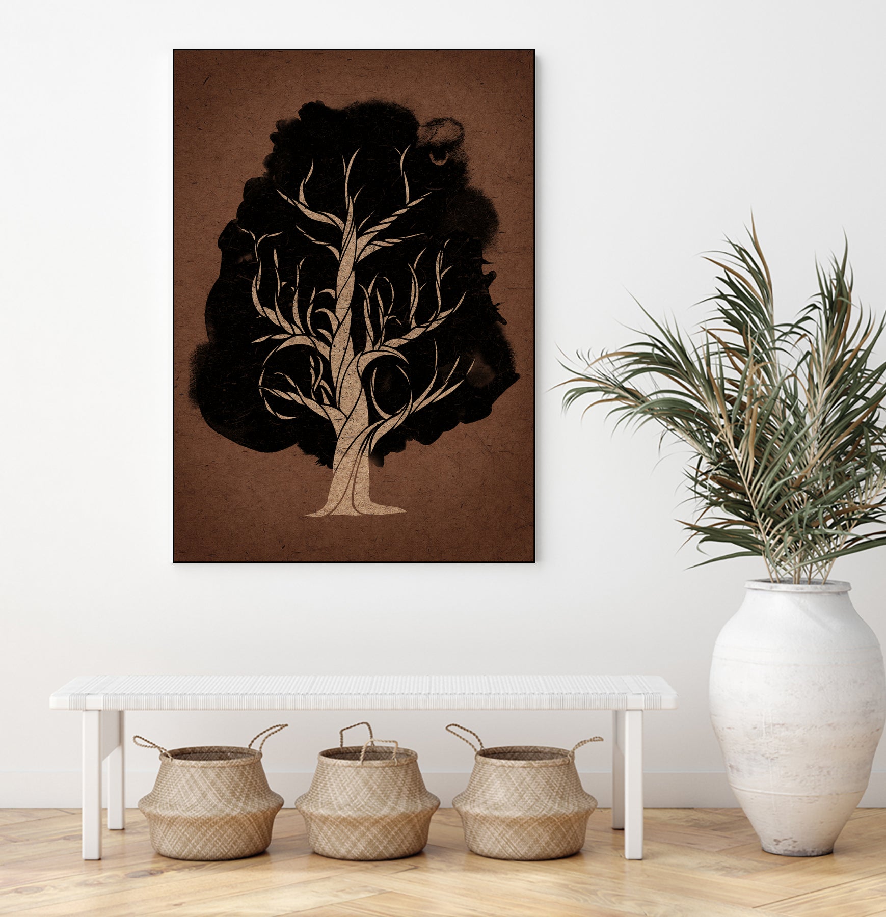 Let the tree grow by Robert Farkas on GIANT ART - black digital painting