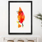 Punk bird by Robert Farkas on GIANT ART - red digital painting