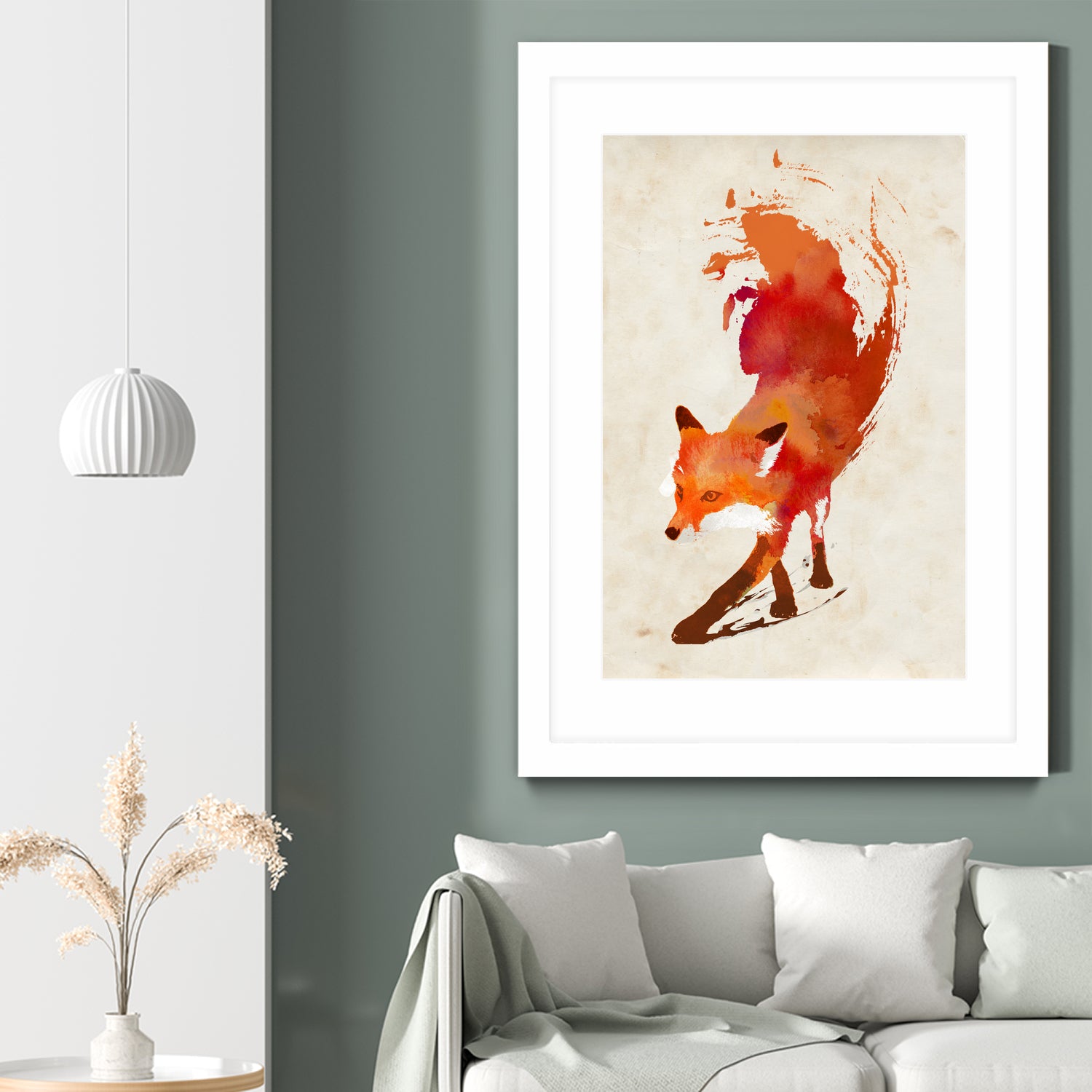 Vulpes Vulpes by Robert Farkas on GIANT ART - red digital painting