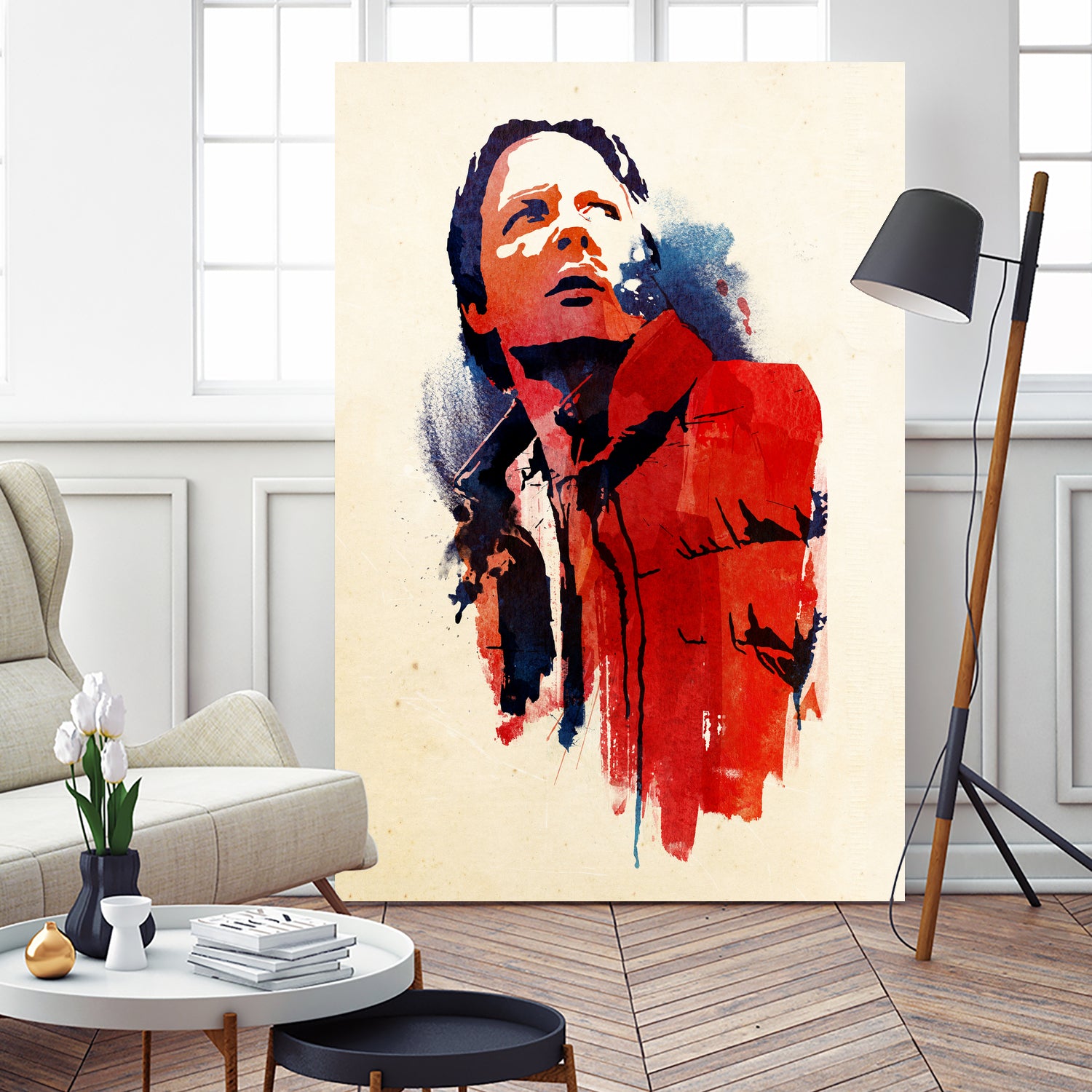 Marty McFly by Robert Farkas on GIANT ART - red digital drawing