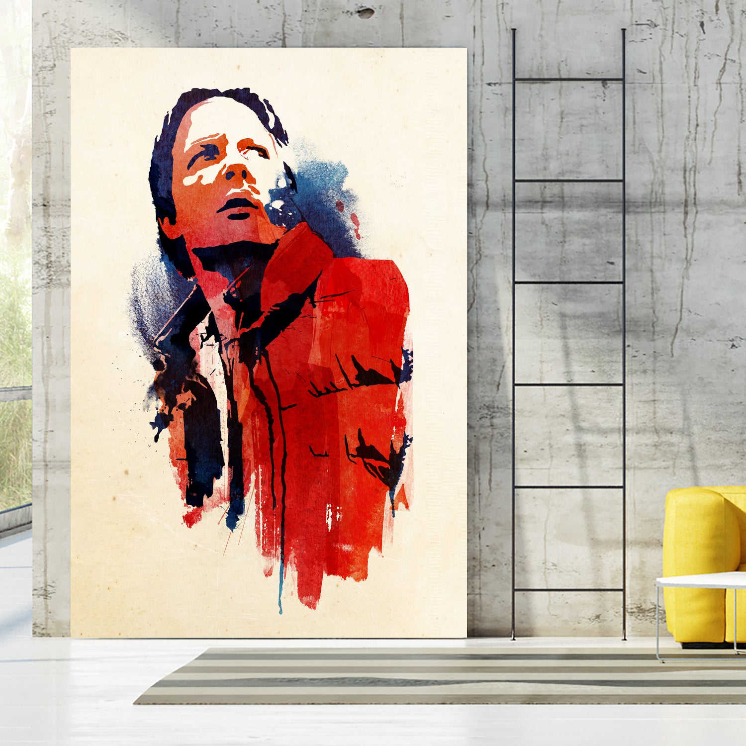 Marty McFly by Robert Farkas on GIANT ART - red digital drawing