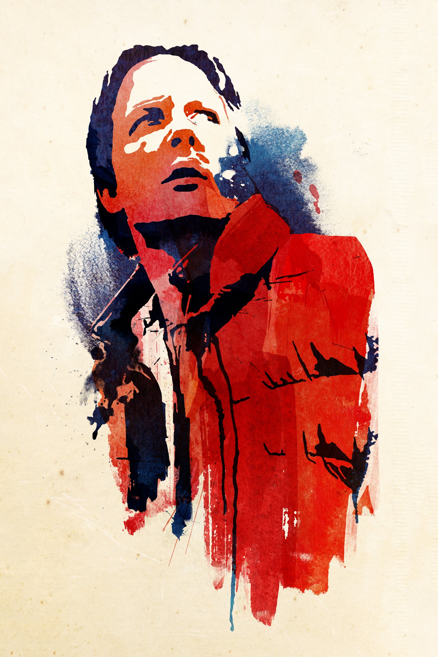 Marty McFly by Robert Farkas on GIANT ART - red digital drawing