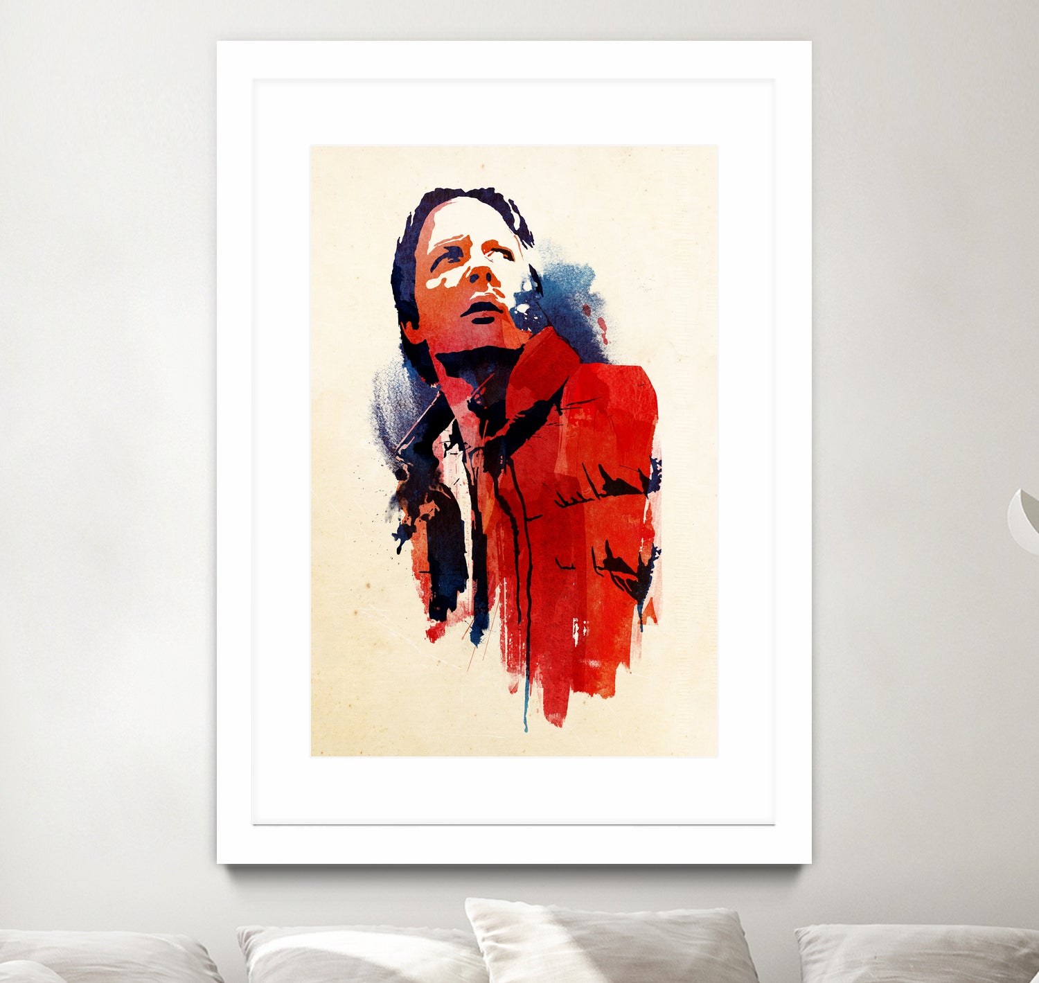 Marty McFly by Robert Farkas on GIANT ART - red digital drawing