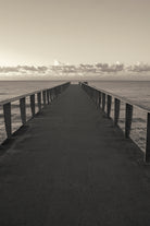 Pier to Horizon by Konstantin Sevostyanov on GIANT ART - gray photo illustration