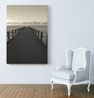 Pier to Horizon by Konstantin Sevostyanov on GIANT ART - gray photo illustration
