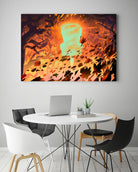Foliage Storm by Mike Inscho on GIANT ART - orange digital painting