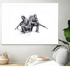 Walking dead by Maurice Pierse on GIANT ART - white digital drawing