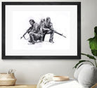 Walking dead by Maurice Pierse on GIANT ART - white digital drawing