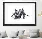 Walking dead by Maurice Pierse on GIANT ART - white digital drawing