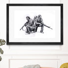 Walking dead by Maurice Pierse on GIANT ART - white digital drawing