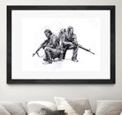 Walking dead by Maurice Pierse on GIANT ART - white digital drawing