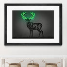 Deer by Octavian Mihai Mielu on GIANT ART - green digital drawing