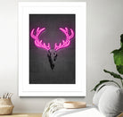 Deer skull by Octavian Mihai Mielu on GIANT ART - pink digital drawing