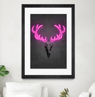 Deer skull by Octavian Mihai Mielu on GIANT ART - pink digital drawing