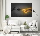 The Creation by Octavian Mihai Mielu on GIANT ART - yellow digital drawing