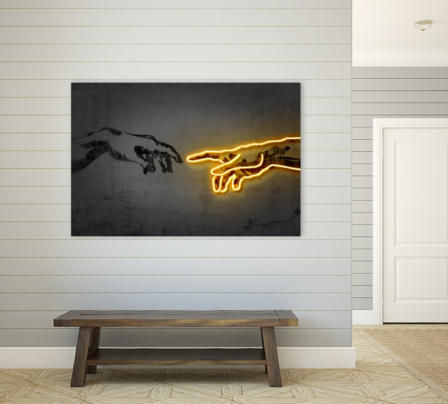 The Creation by Octavian Mihai Mielu on GIANT ART - yellow digital drawing