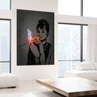 Audrey by Octavian Mihai Mielu on GIANT ART - orange digital drawing