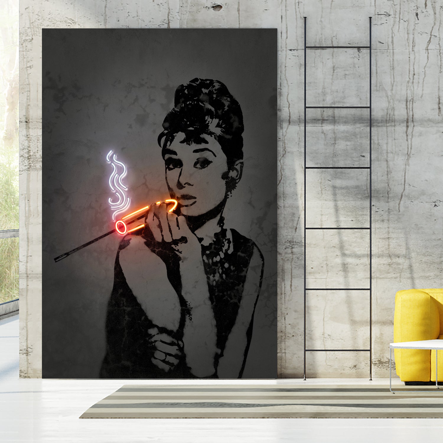 Audrey by Octavian Mihai Mielu on GIANT ART - orange digital drawing