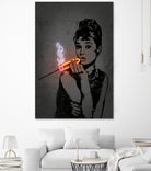 Audrey by Octavian Mihai Mielu on GIANT ART - orange digital drawing