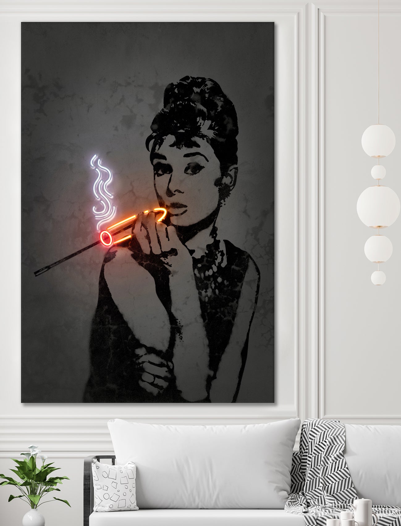 Audrey by Octavian Mihai Mielu on GIANT ART - orange digital drawing