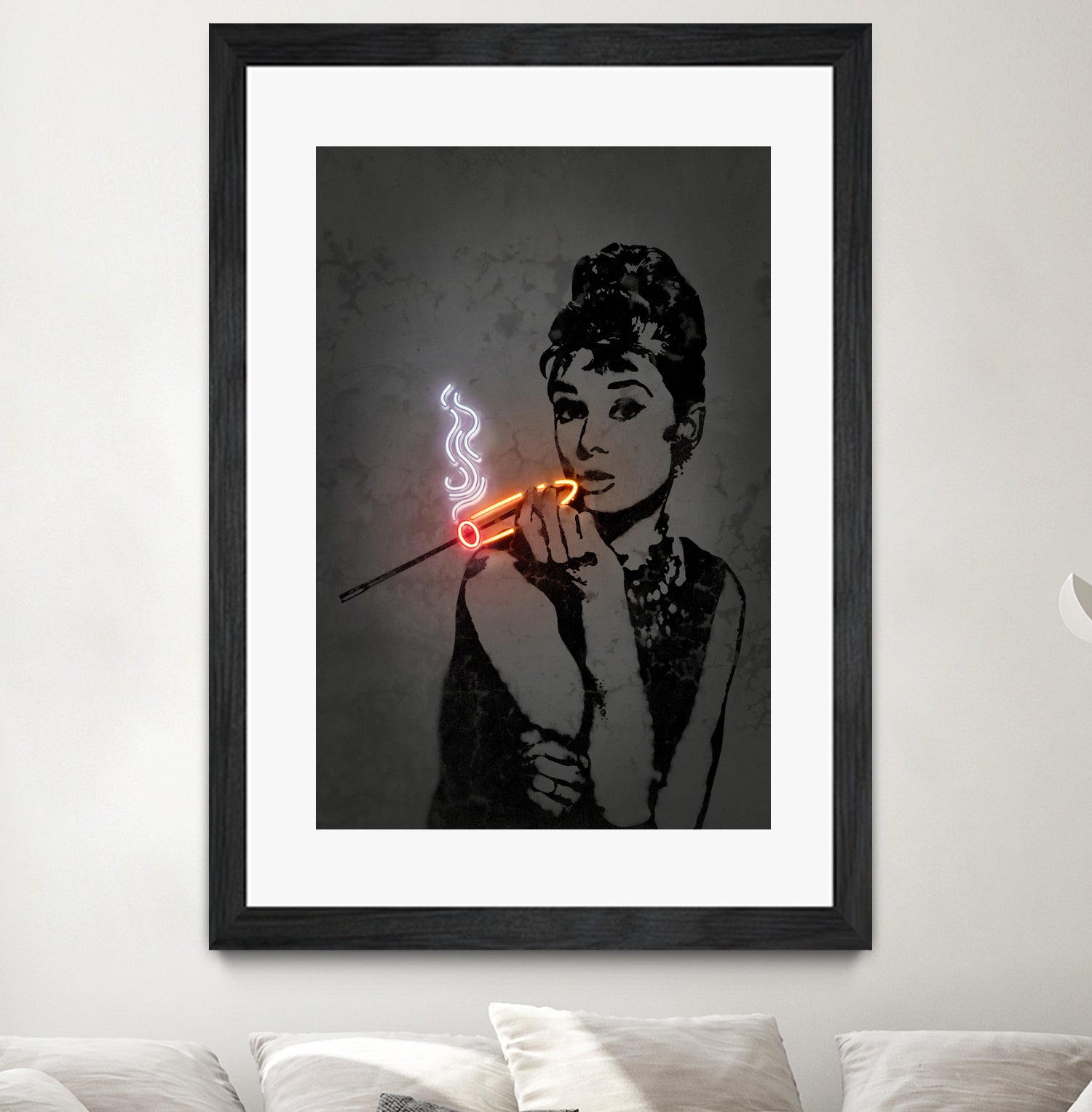 Audrey by Octavian Mihai Mielu on GIANT ART - orange digital drawing