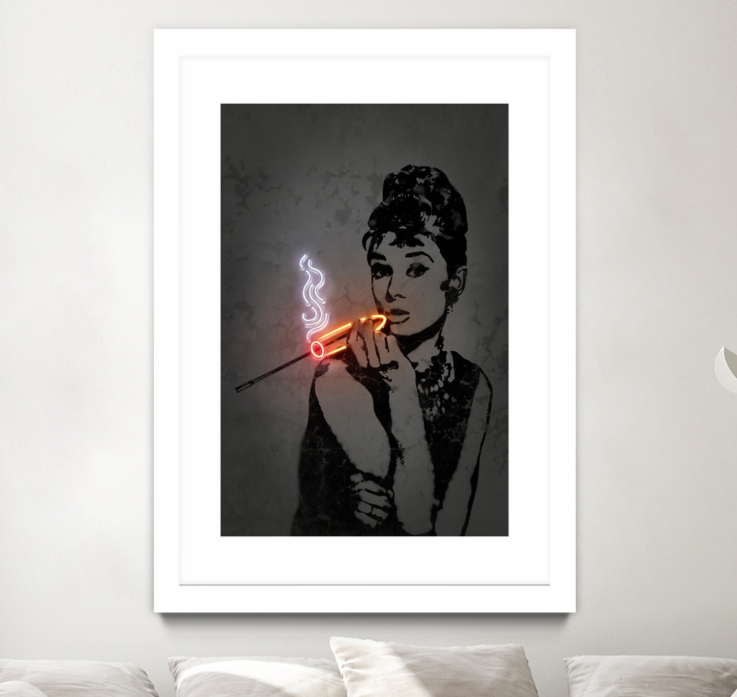 Audrey by Octavian Mihai Mielu on GIANT ART - orange digital drawing