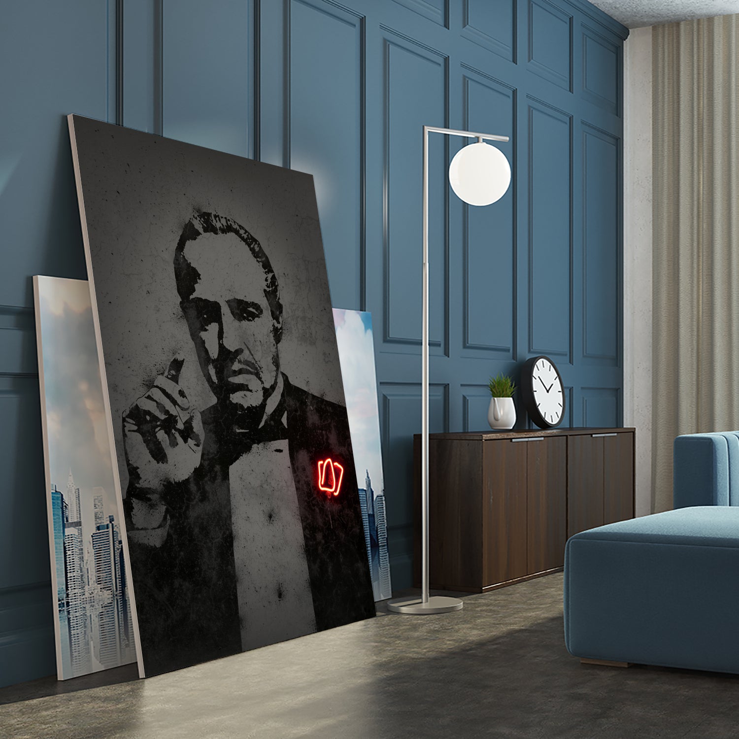 The Godfather by Octavian Mihai Mielu on GIANT ART - black digital drawing