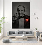 The Godfather by Octavian Mihai Mielu on GIANT ART - black digital drawing