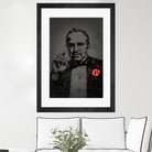 The Godfather by Octavian Mihai Mielu on GIANT ART - black digital drawing