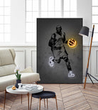 Kobe by Octavian Mihai Mielu on GIANT ART - yellow digital drawing