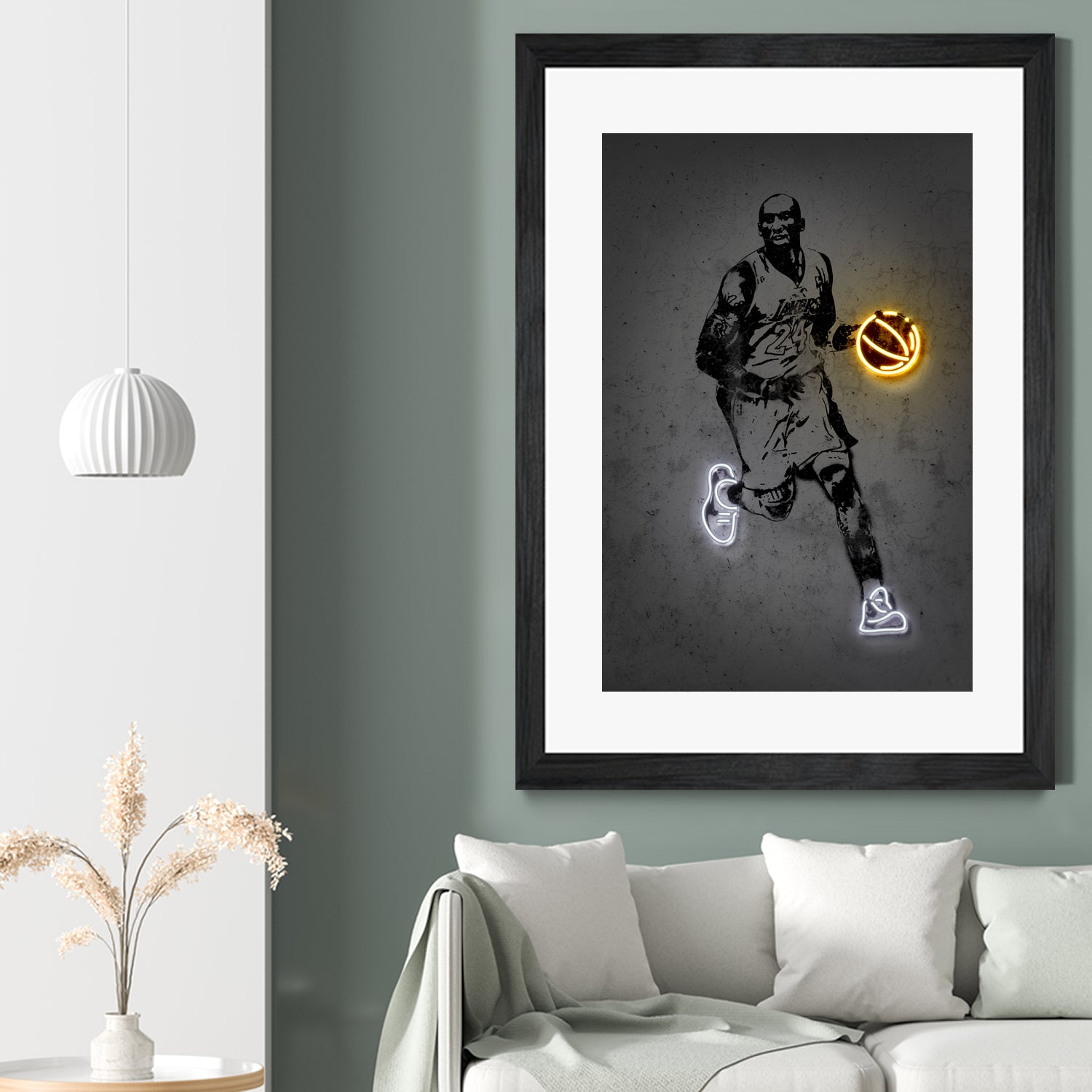 Kobe by Octavian Mihai Mielu on GIANT ART - yellow digital drawing